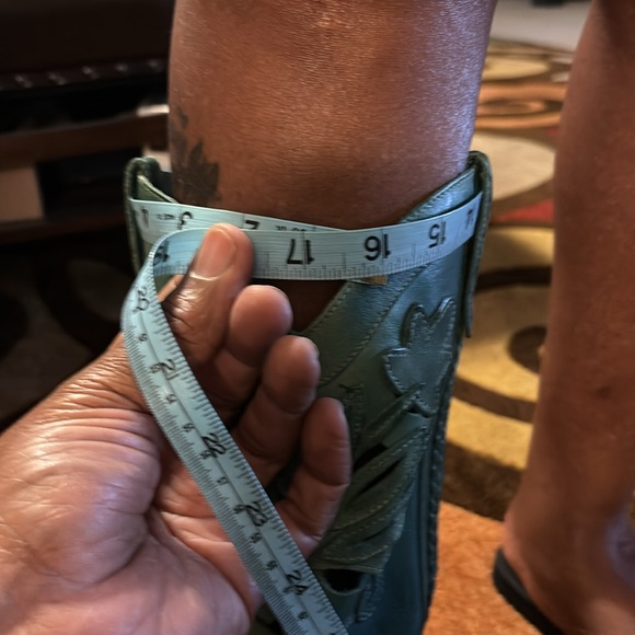 Matisse green leather cowboy boots - Picture 8 of 8